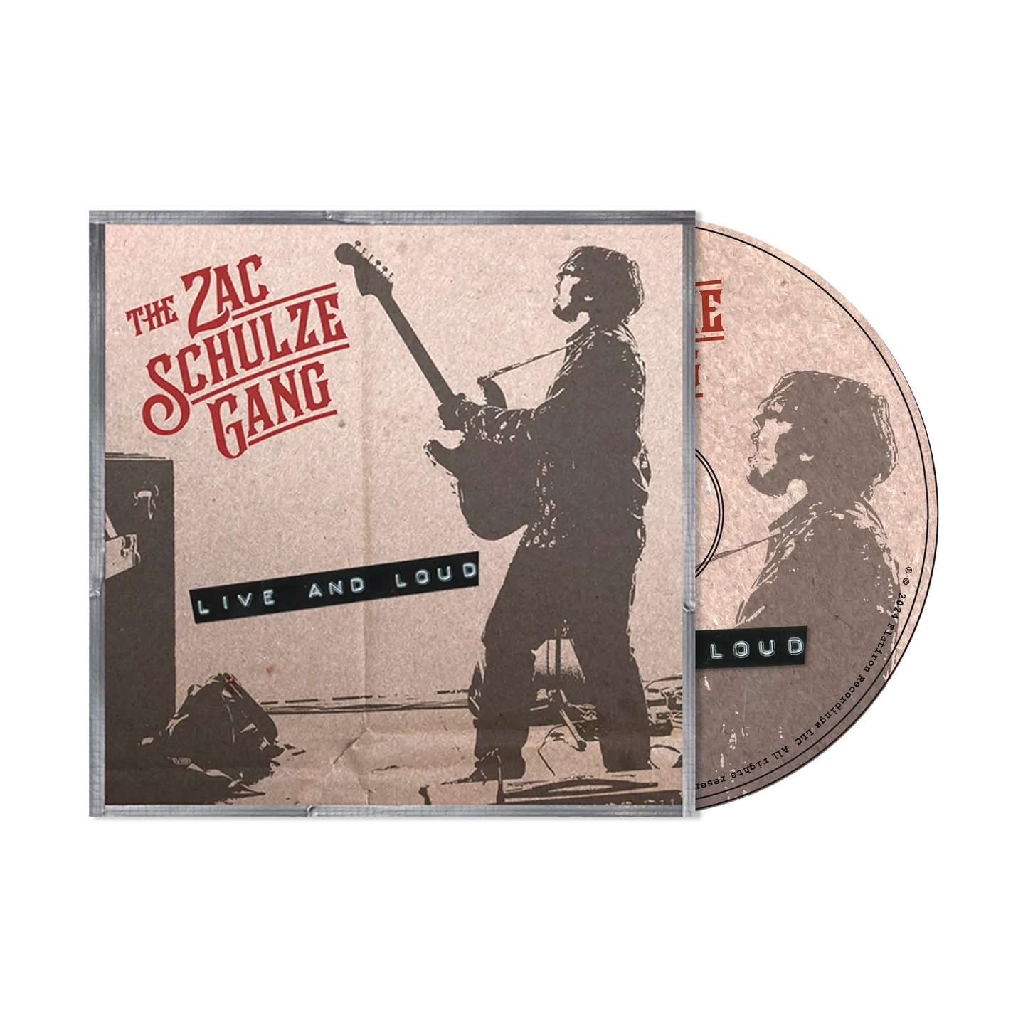 The Zac Schulze Gang - Live and Loud debut album cover