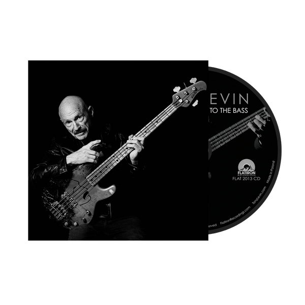 Tony Levin's new solo album cover featuring themes from his legendary career with Peter Gabriel and King Crimson.